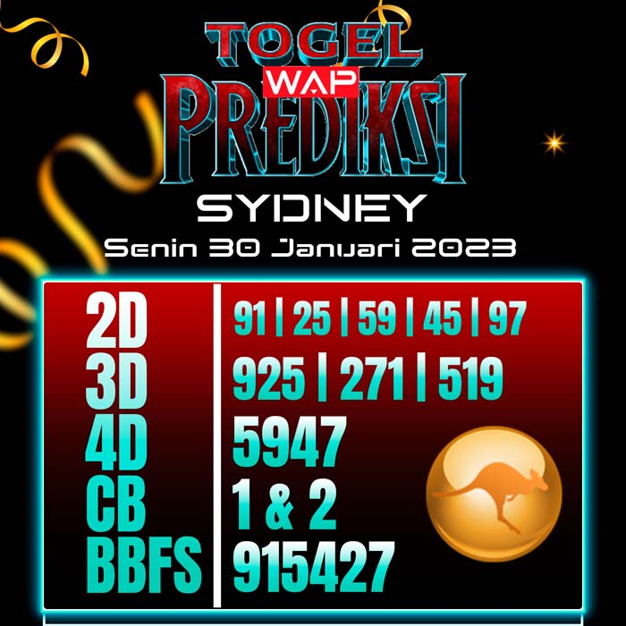 PREDIKSI TOGEL SYDNEY 