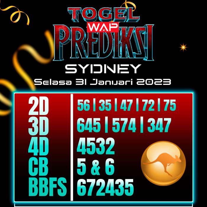 PREDIKSI TOGEL SYDNEY 