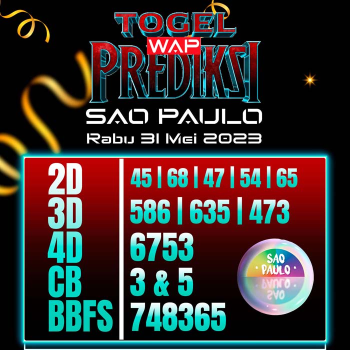 PREDIKSI TOGEL SAO PAULO