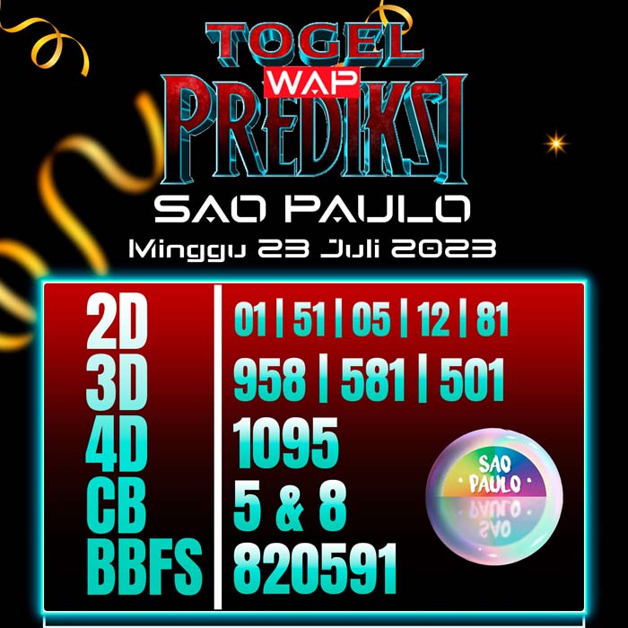 PREDIKSI TOGEL SAO PAULO