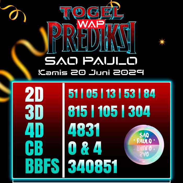 PREDIKSI TOGEL SAO PAULO