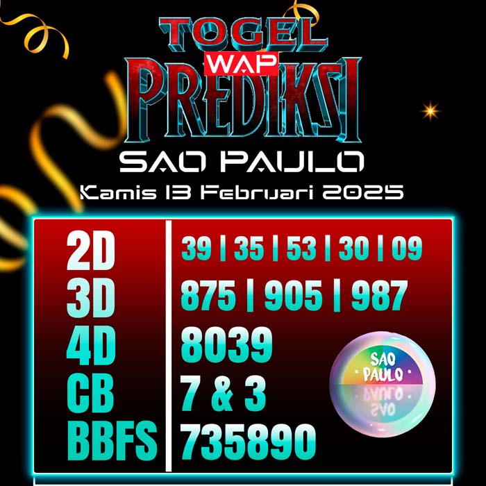 PREDIKSI TOGEL SAO PAULO