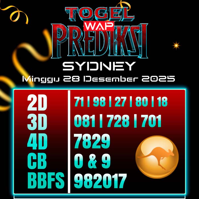 PREDIKSI TOGEL SYDNEY