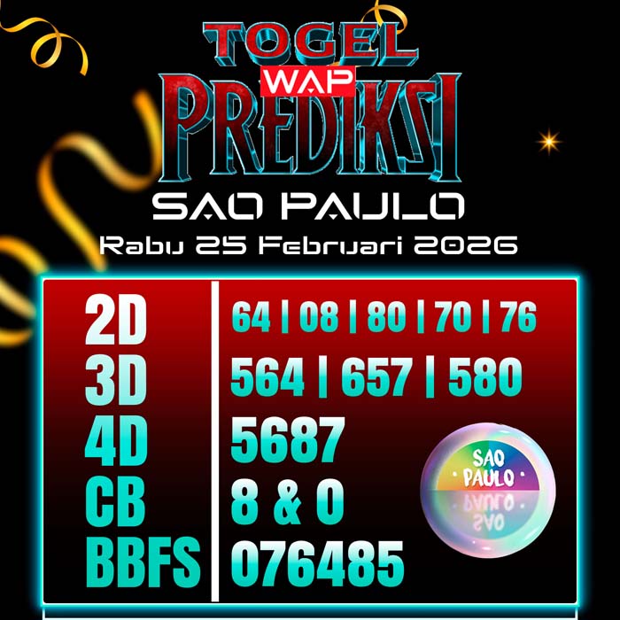 PREDIKSI TOGEL SAO PAULO