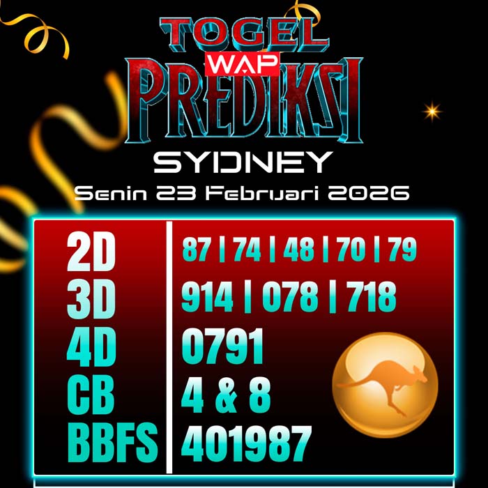 PREDIKSI TOGEL SYDNEY